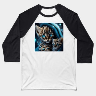 Bengal Cat Family Baseball T-Shirt